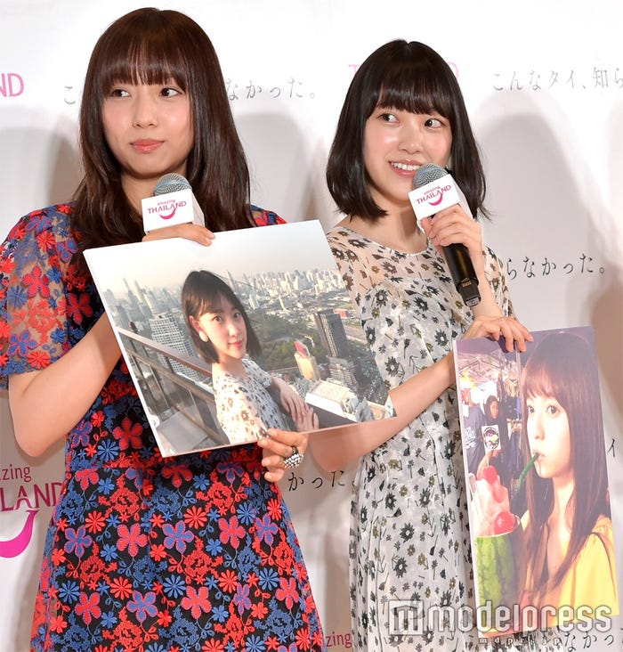 新内眞衣、堀未央奈(C)モデルプレス