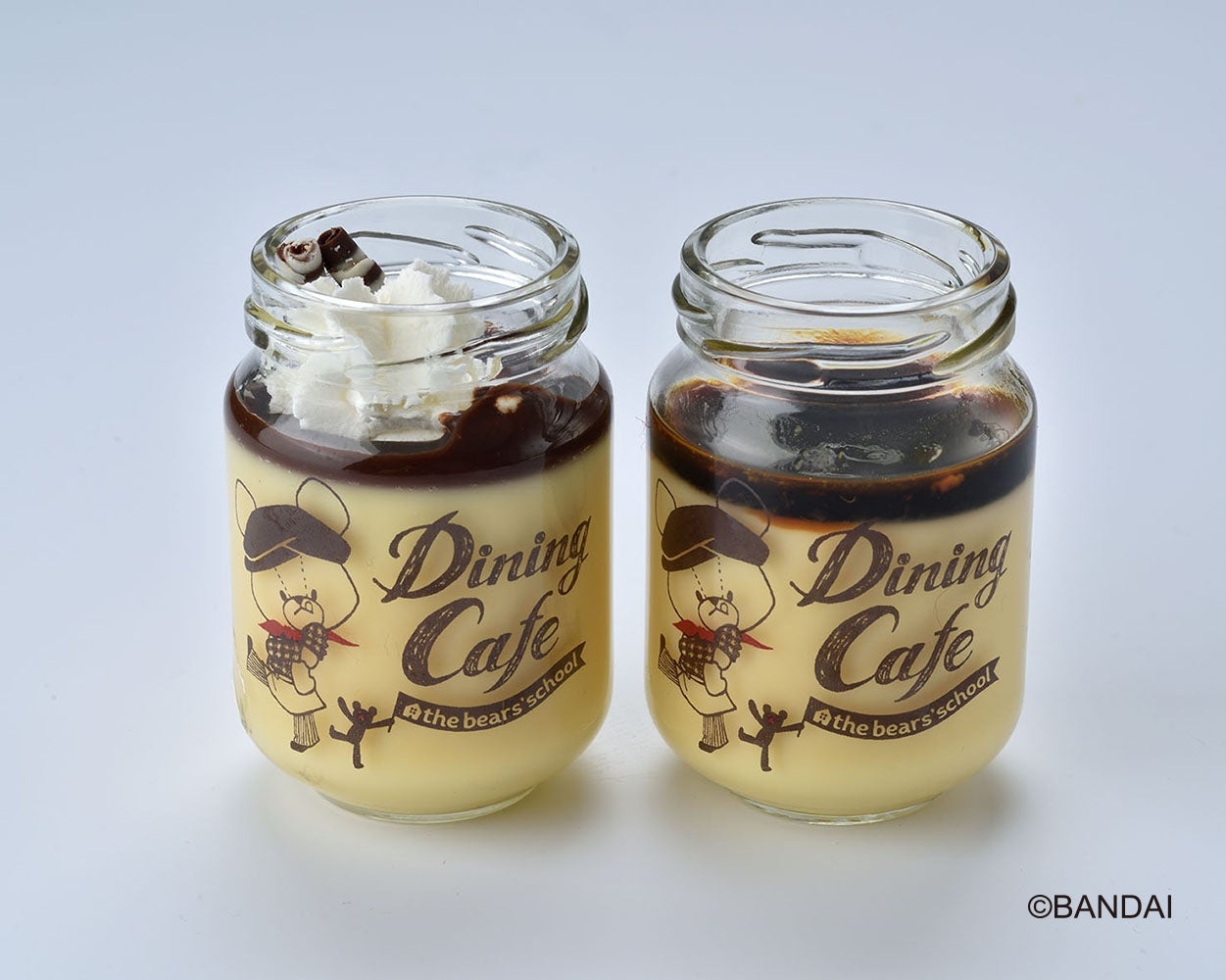 マオマオのミルクプリン各500円（税別）（C）BANDAI