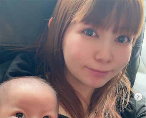 中川翔子にそっくり、次男とのツーショット公開「鼻と口元がママにそっくり」