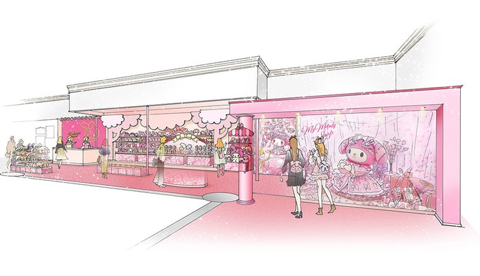 5年ぶりのリニューアルを迎える「マイメロディショップ」(C)’76,’19 SANRIO 著作(株)サンリオ