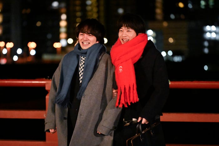 林遣都、田中圭「おっさんずラブ-リターンズ-」第1話(C)テレビ朝日