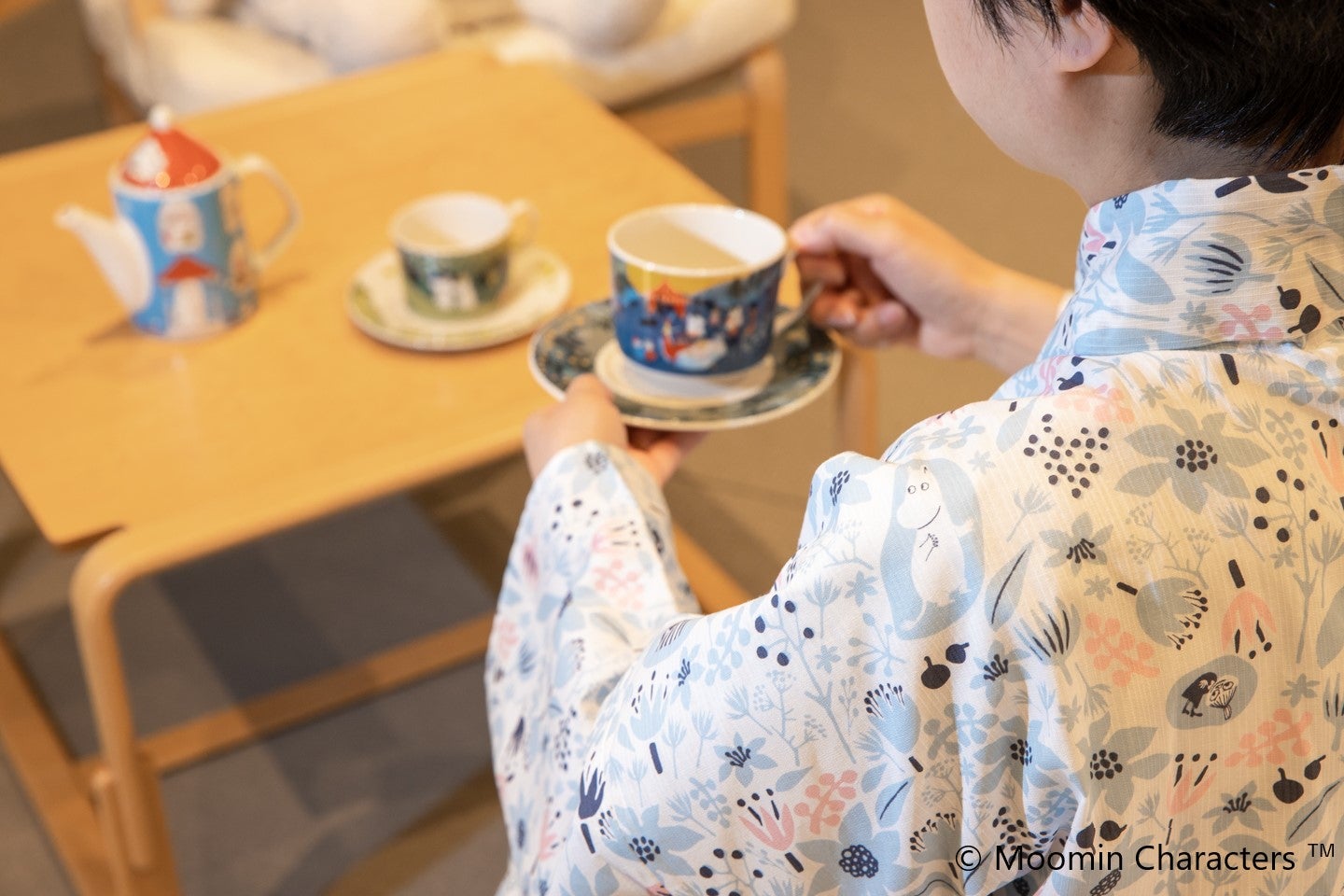 ムーミンルーム専用のレンタル浴衣（提供画像）