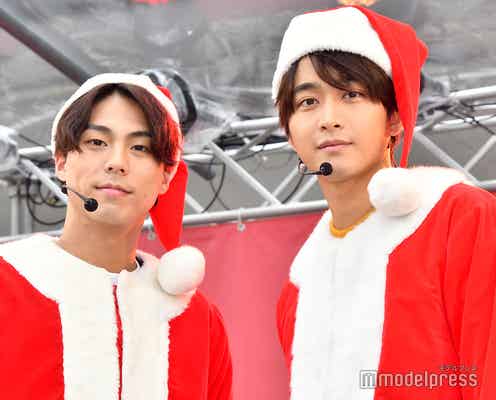 劇団EXILE小野塚勇人&佐藤寛太、サンタ姿で登壇「私服だから」