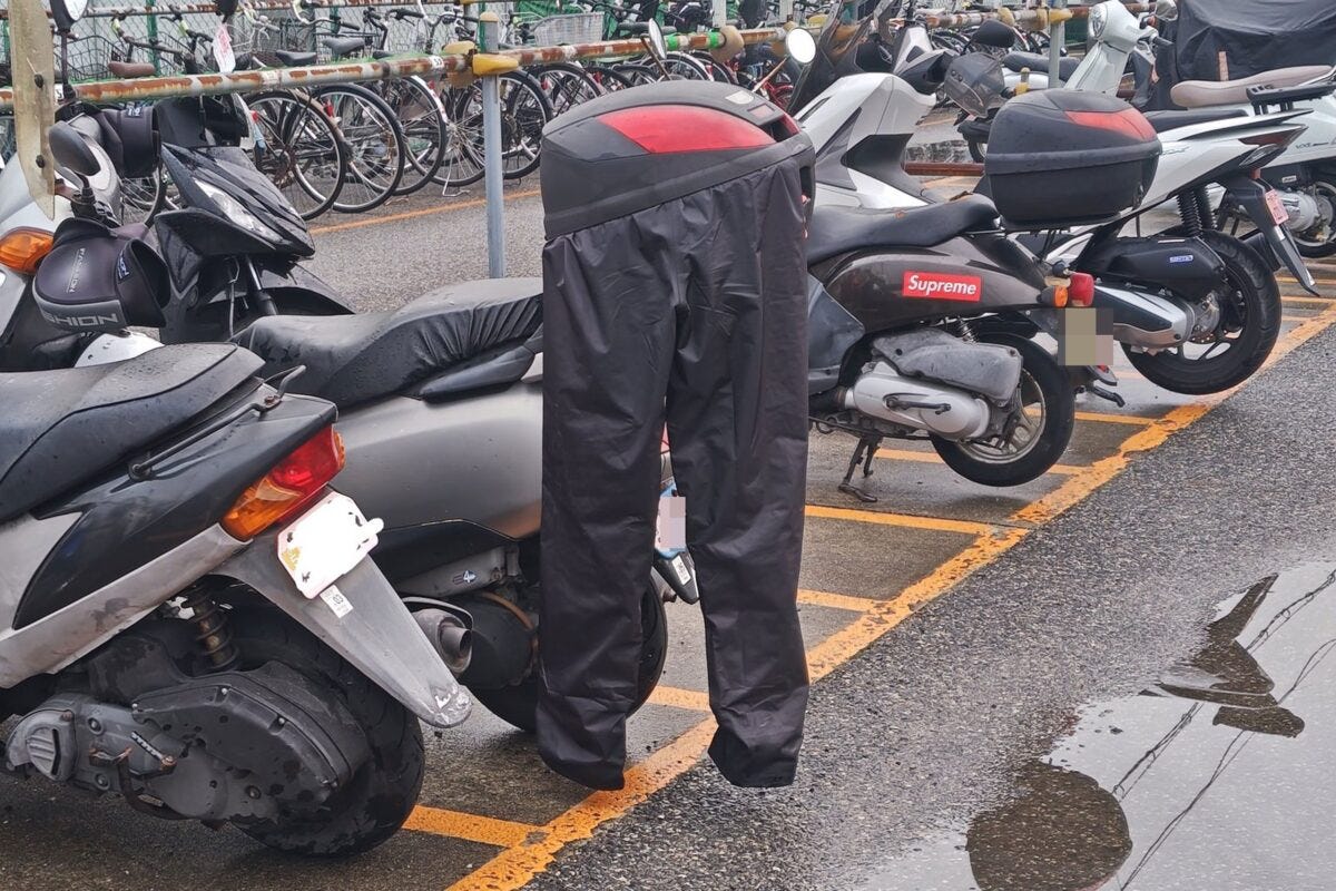 バイク駐車場の幽霊