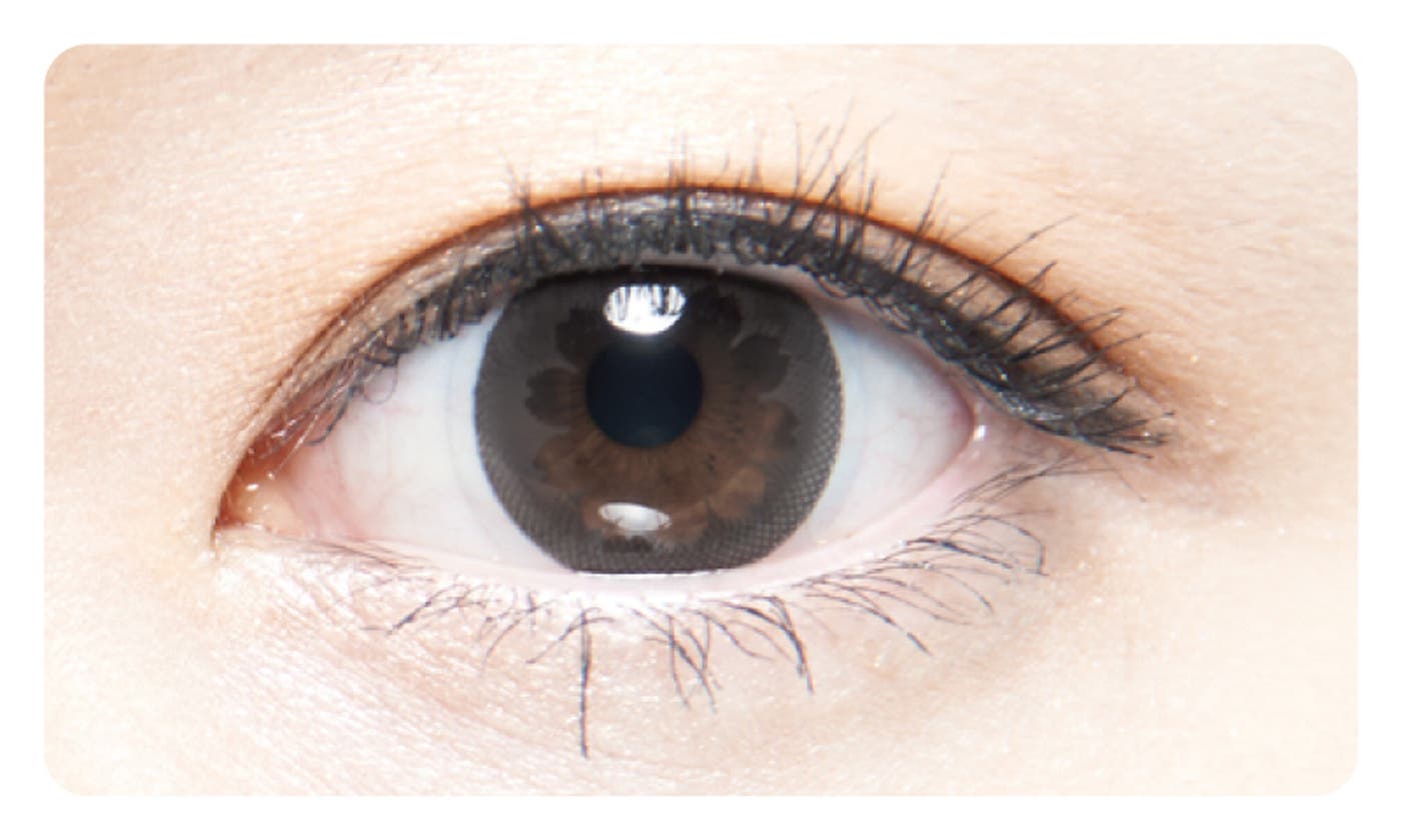 2WEEKメニコン Reiシリーズ Mild Black(着色外径:13.1mm/着色内径:7.0mm)