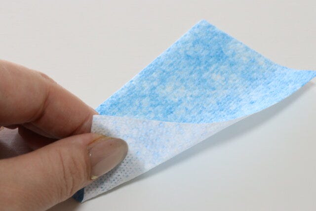 水だけでウロコも落ちる鏡シート（15枚）　裏面