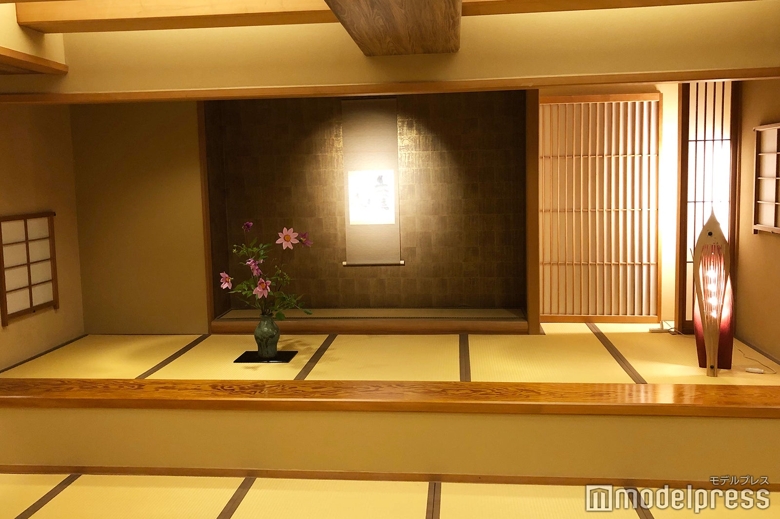 夕食で訪れた湯の花亭（C）モデルプレス