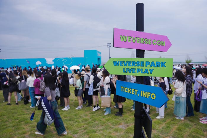 「Weverse Park」の様子(C)2024 Weverse Con Festival
