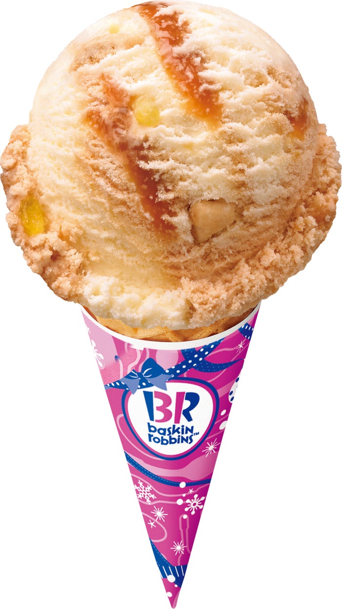 キャラメル クロカンブッシュ　シングル・レギュラーサイズ360円／画像提供：B-R サーティワン アイスクリーム