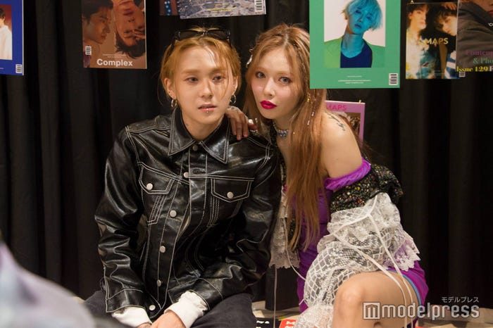 来日時のDAWN、HyunA(C)モデルプレス