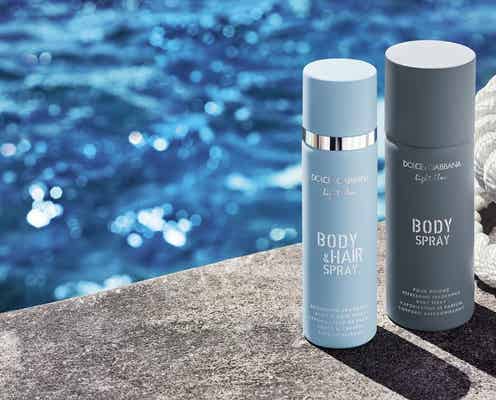【ドルチェ&ガッバーナ ビューティ】ライトブルーの香りがさわやかなボディ用スプレー登場