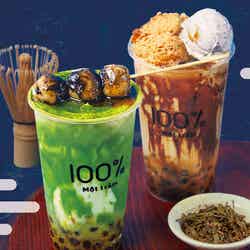生タピオカドリンク専門店「モッチャム」京都限定スイーツドリンク、団子や生わらび餅使用