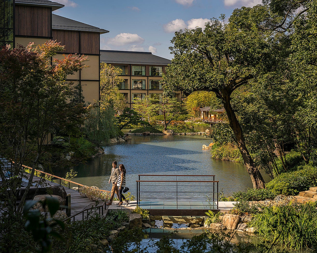 ホテル内庭園「積翠園」イメージ／画像提供：フォーシーズンズホテル京都