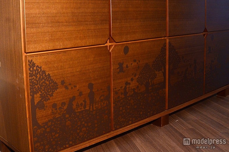 プーさんが描かれている