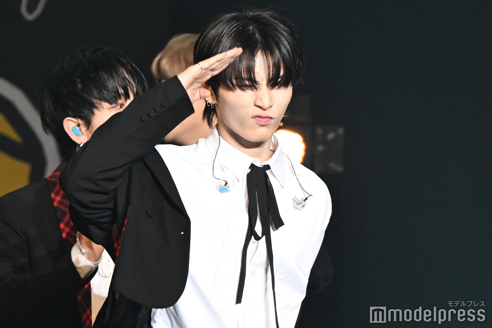 最後にONEDOORに挨拶するTAESAN（テサン）（C）モデルプレス