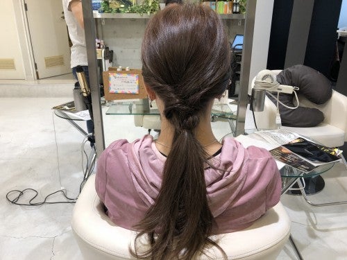 こなれ感ポニテ