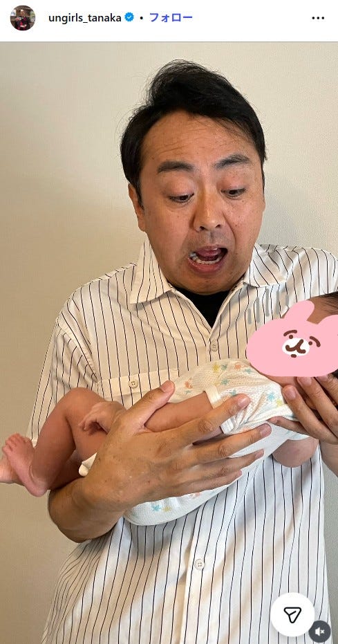 田中卓志 Instagramより
