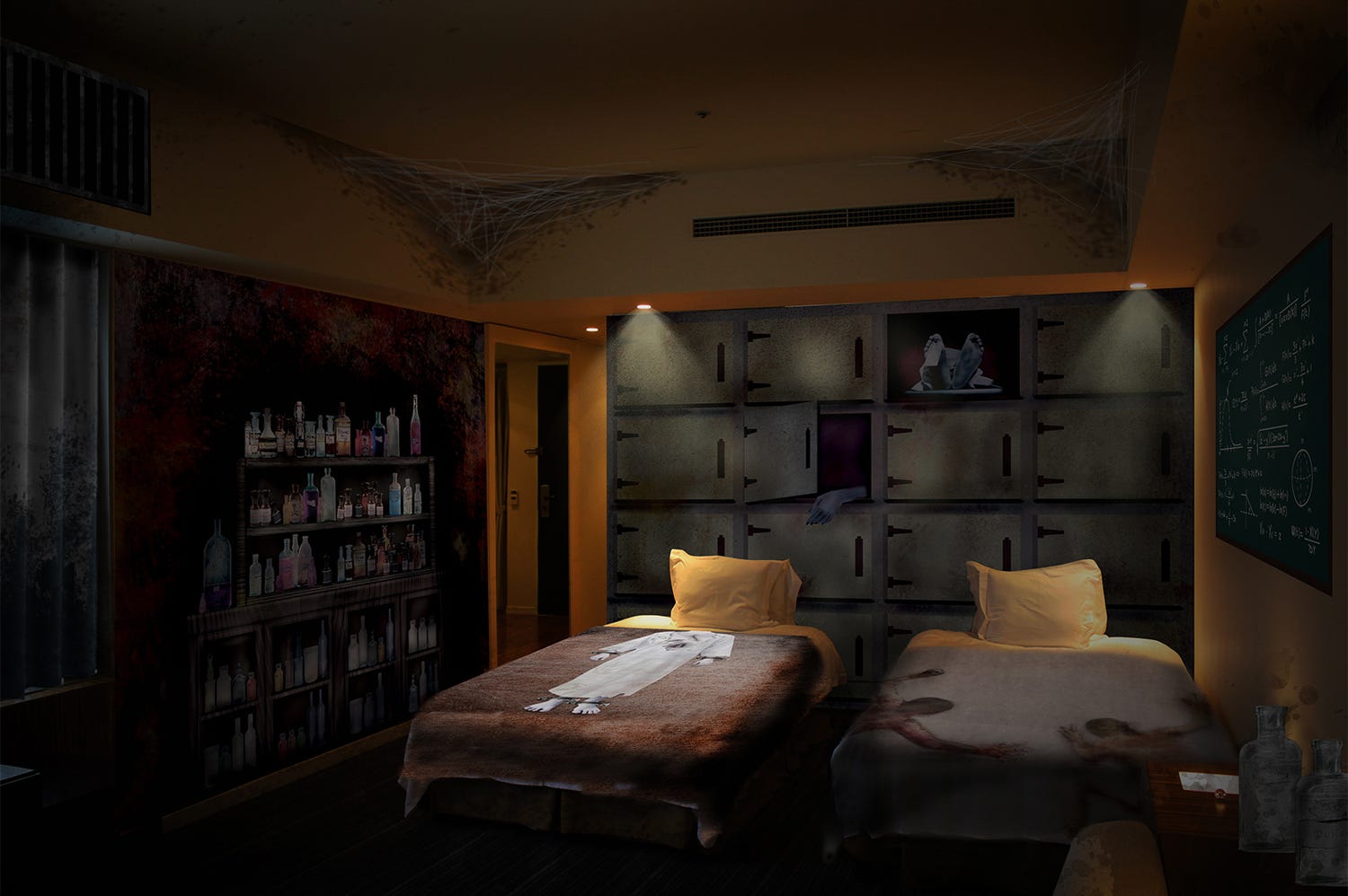 怖くて眠れない?R15指定の謎解きホラールームがUSJオフィシャルホテルに登場