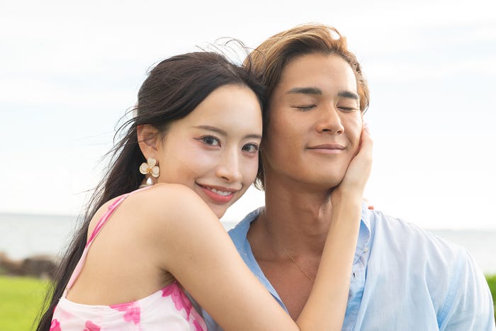 藤川らるむ、真子心太朗「シャッフルアイランド Season6」最終話(C)AbemaTV, Inc.