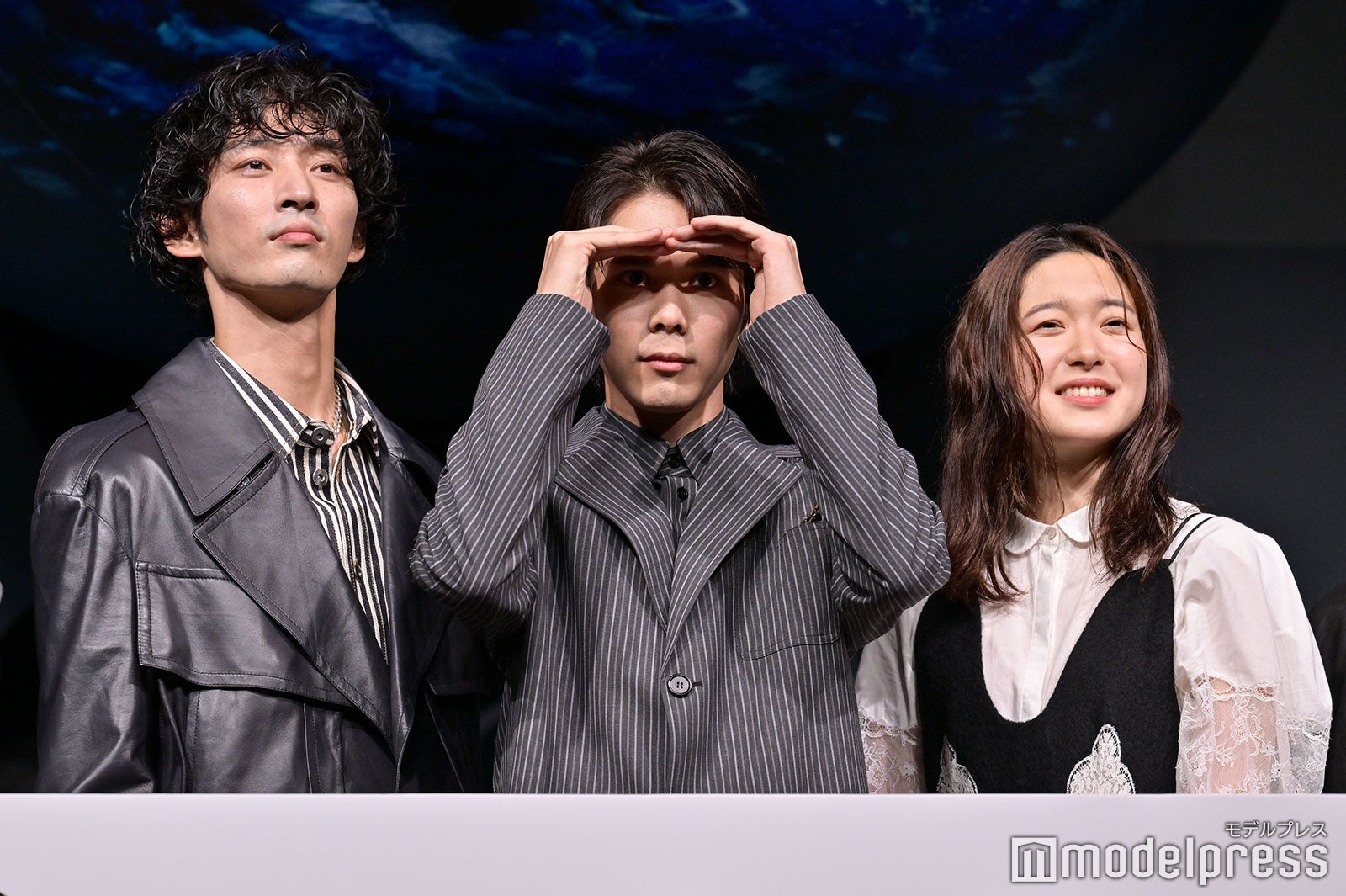 上杉柊平、細田佳央太、藤野涼子（C）モデルプレス