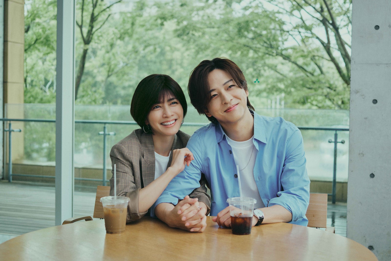 内田有紀、寺西拓人（C）フジテレビ