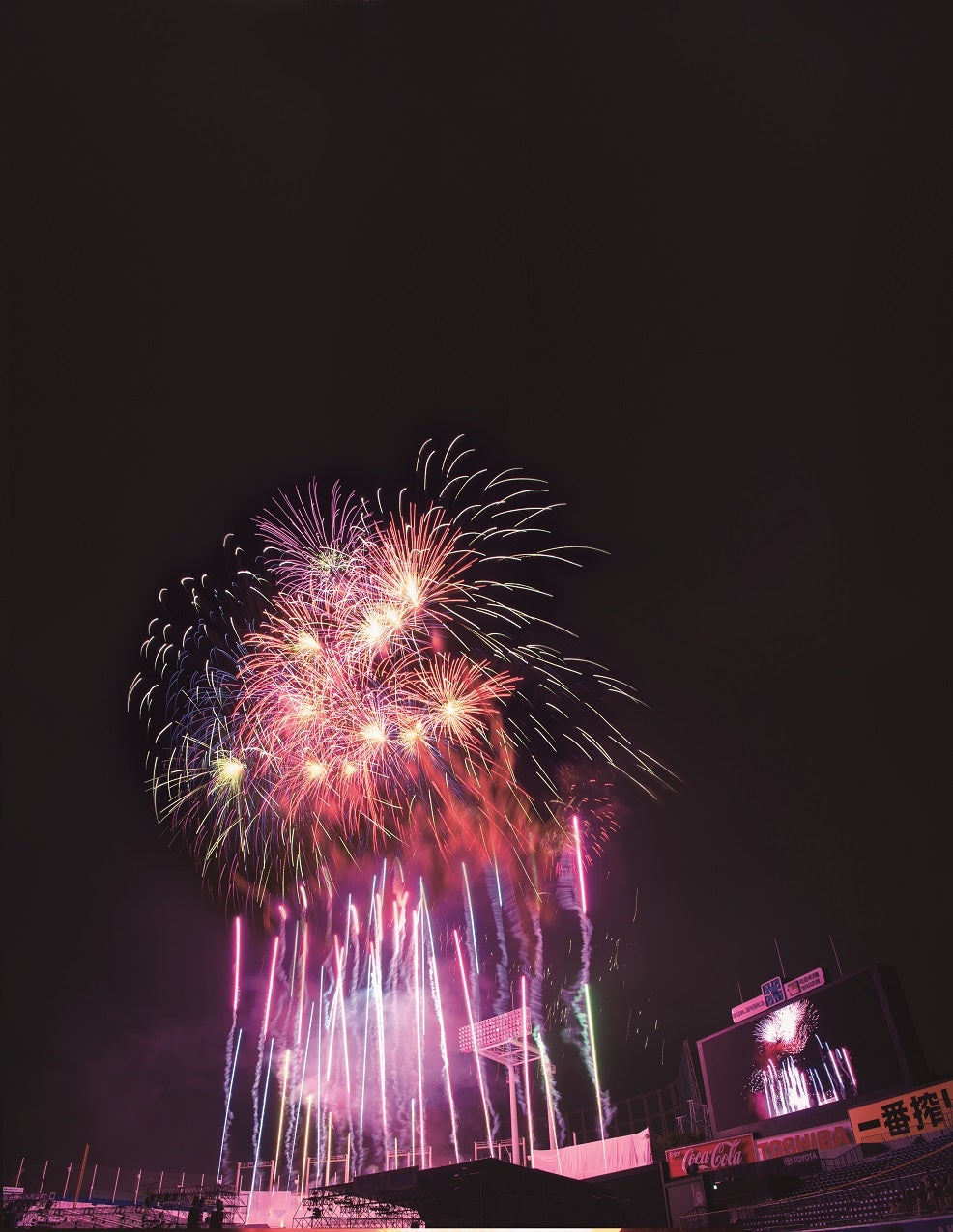 2017年の「神宮外苑花火大会」（C）日刊スポーツ新聞社