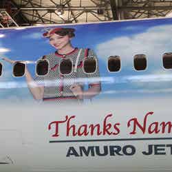 安室奈美恵デザインの特別飛行機『AMURO JET』フライト開始／画像提供：JTA