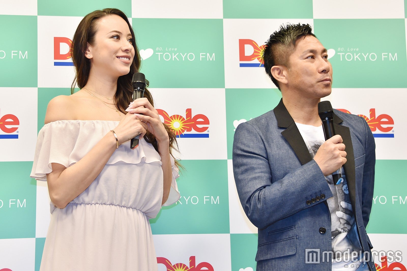 道端アンジェリカ、前園真聖（C）モデルプレス