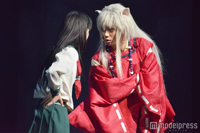 若月佑美、喜矢武豊/舞台「犬夜叉」ゲネプロの様子 (C)モデルプレス