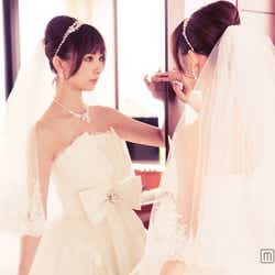 篠田麻里子 新作ウエディングドレスコレクションお披露目 モデルプレス