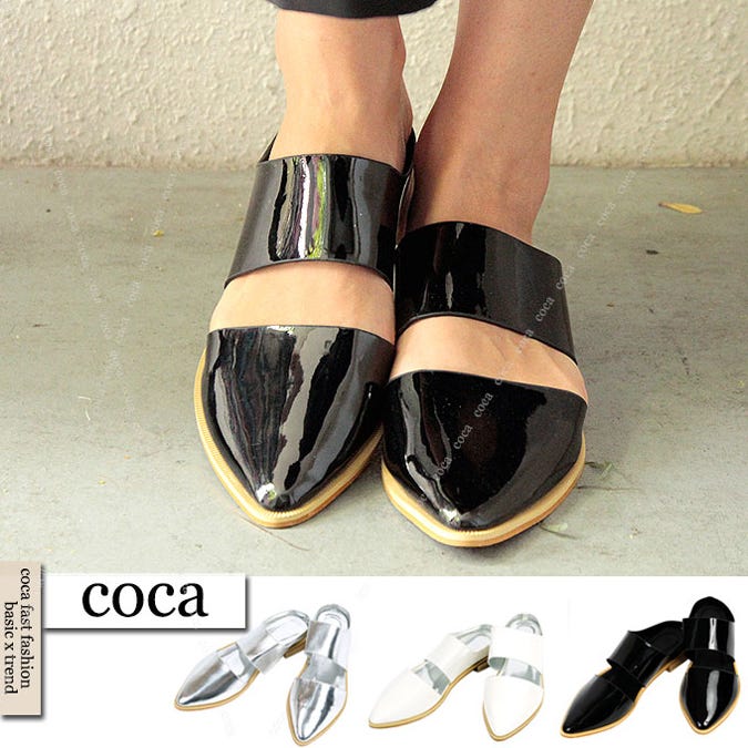 ハンサムとんがりサンダル「coca」3,690円(税込)