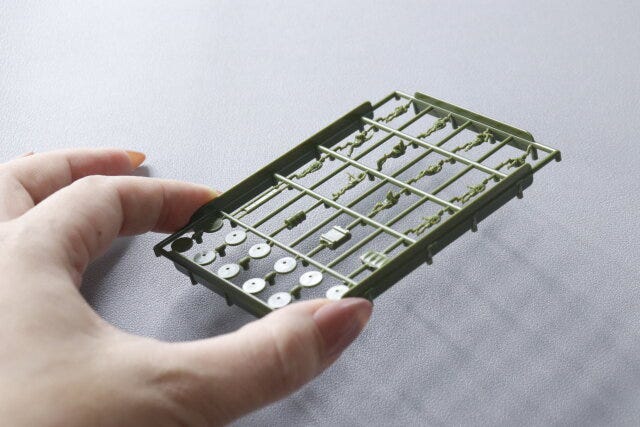 セリアのジオラマ軍人2