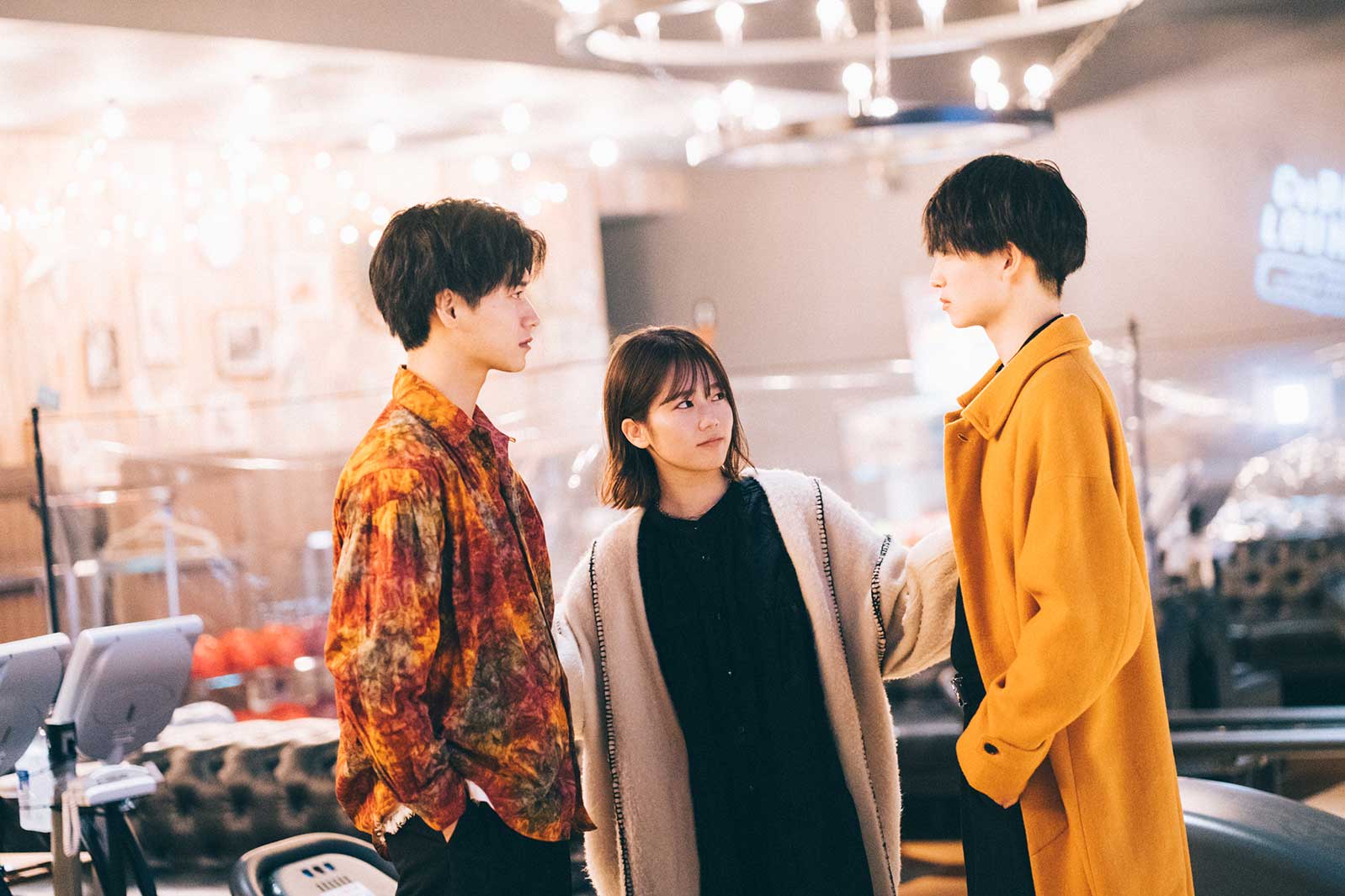 井上想良、川口葵、綱啓永（C）AbemaTV, Inc.