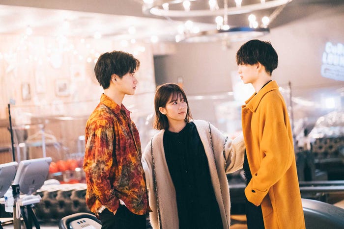 井上想良、川口葵、綱啓永(C)AbemaTV, Inc.