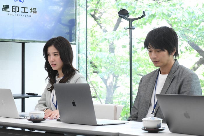 吉高由里子、向井理/「わたし、定時で帰ります。」第7話より(C)TBS