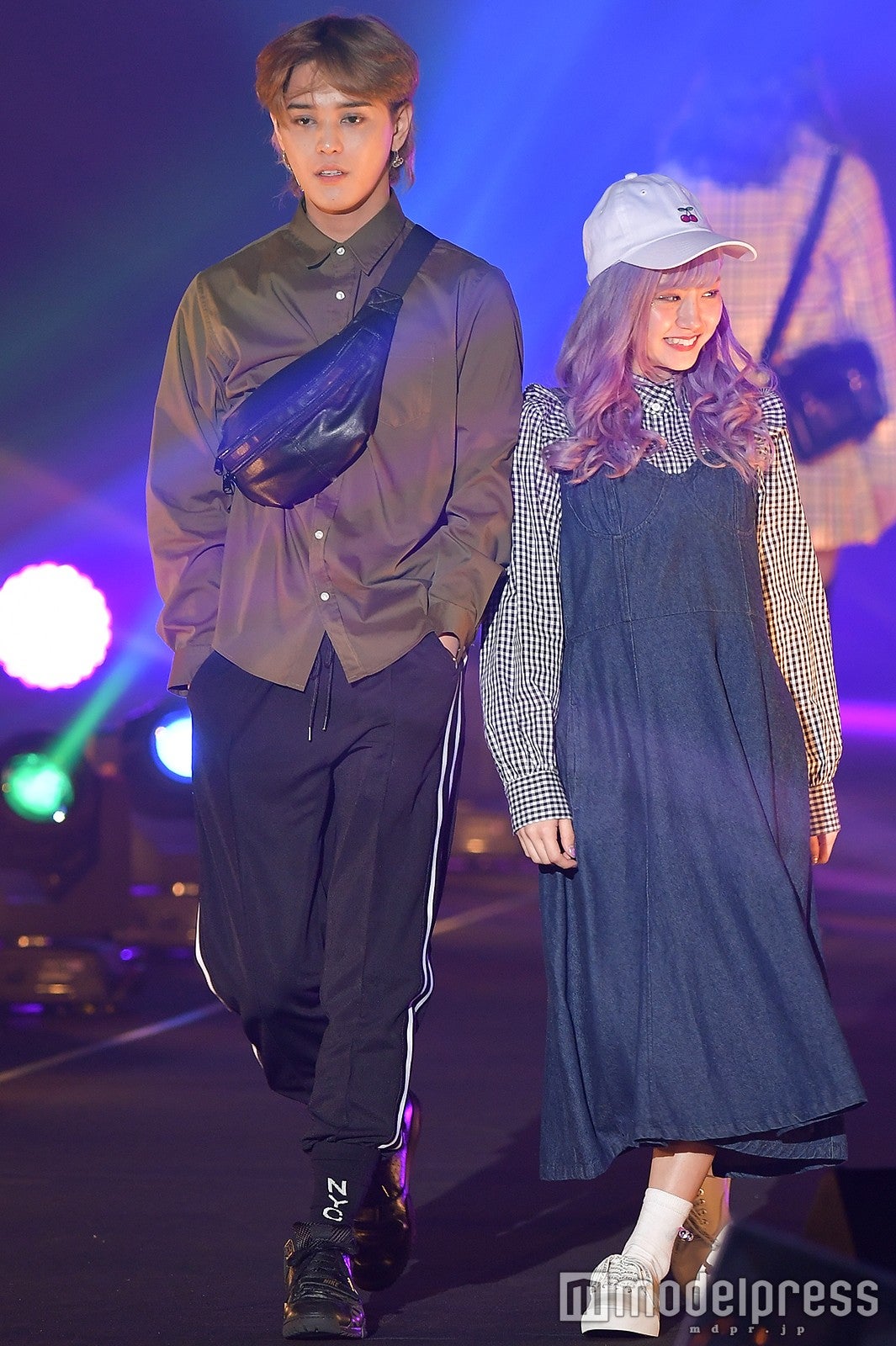 バトシン＆大塚愛里（C）モデルプレス