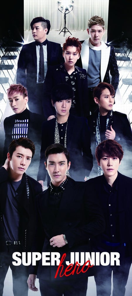 SUPER JUNIOR 日本1stアルバム「Hero」2013年7月24日発売【2CD+DVD】