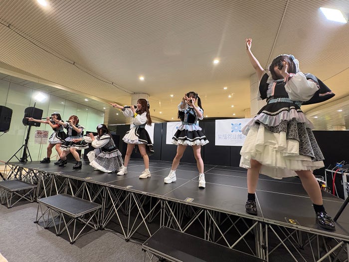 紫陽花は降らない/ライブパフォーマンスの様子(提供写真)