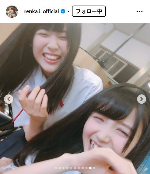 岩本蓮加Instagramより