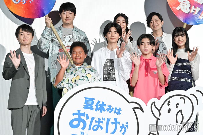 (上段左から)杉田智和、釘宮理恵、下野紘(下段左から)神木隆之介、サニーマックレンドン、城桧吏、柴崎楓雅、吉村文香(C)モデルプレス