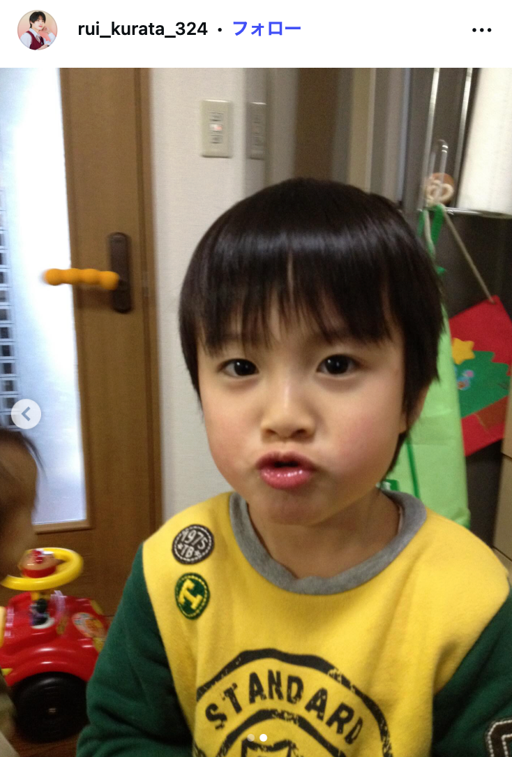 倉⽥琉偉Instagramより