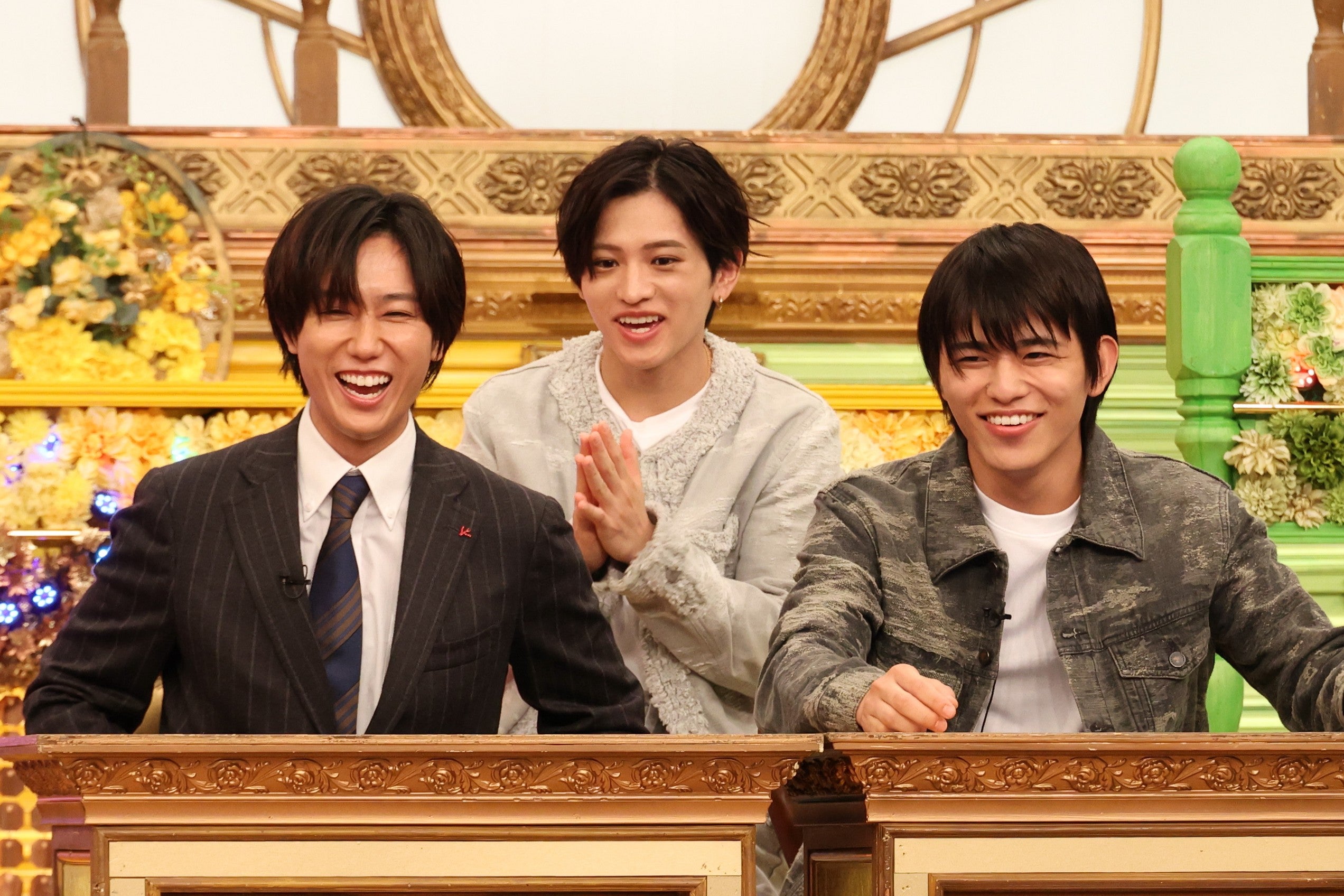 阿部亮平、猪俣周杜、篠塚大輝（C）フジテレビ