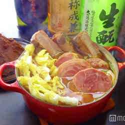 天然醸造つむぎ味噌の二種豚鍋／画像提供：横浜赤レンガ