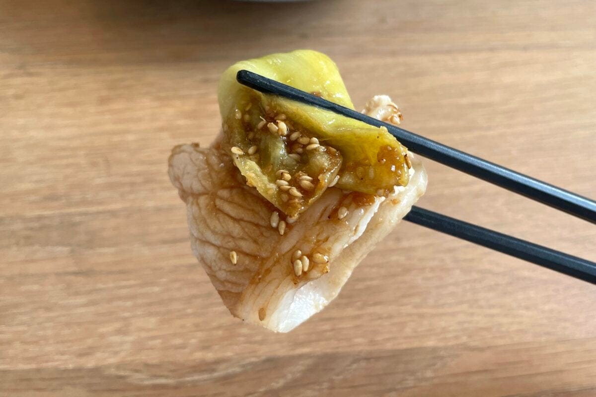 かっちゃんねる なす豚しゃぶ