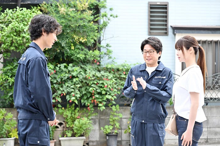 上杉柊平、山崎樹範、深田恭子「18/40~ふたりなら夢も恋も~」より(C)TBS