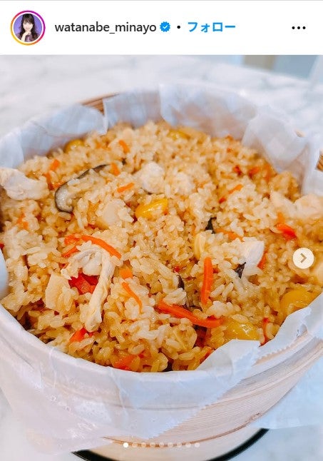 渡辺美奈代Instagramより