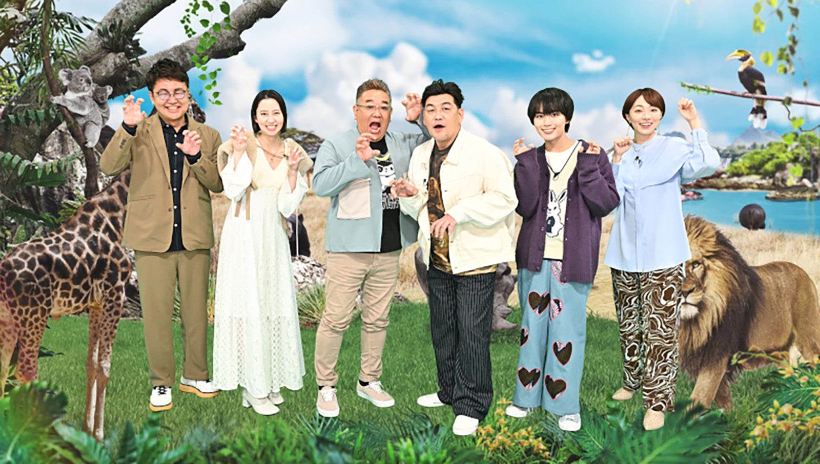 なにわ男子・大西流星、“ちゅきちゅきポーズ”でゴマフアザラシに対抗