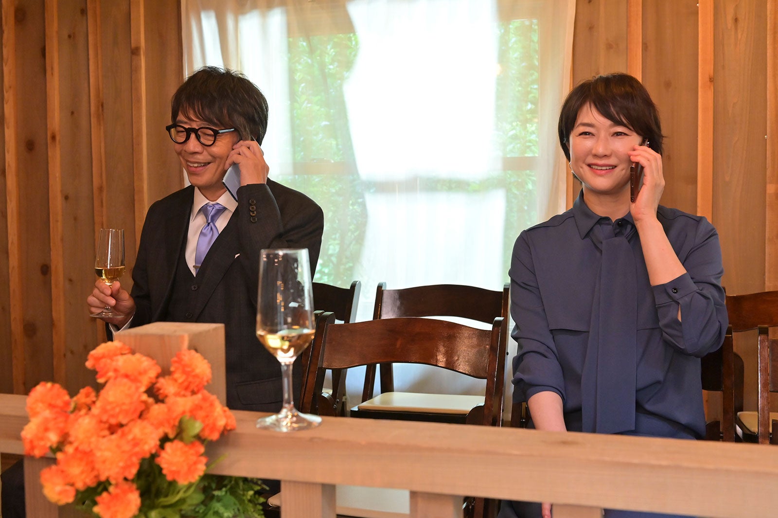 生瀬勝久、夏川結衣  「着飾る恋には理由があって」最終話より（C）TBS