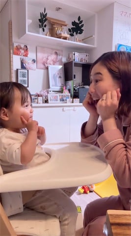 西野未姫、長女・にこりちゃんがアンパンマンを歌う姿にほっこり「何回でも見てられる〜」