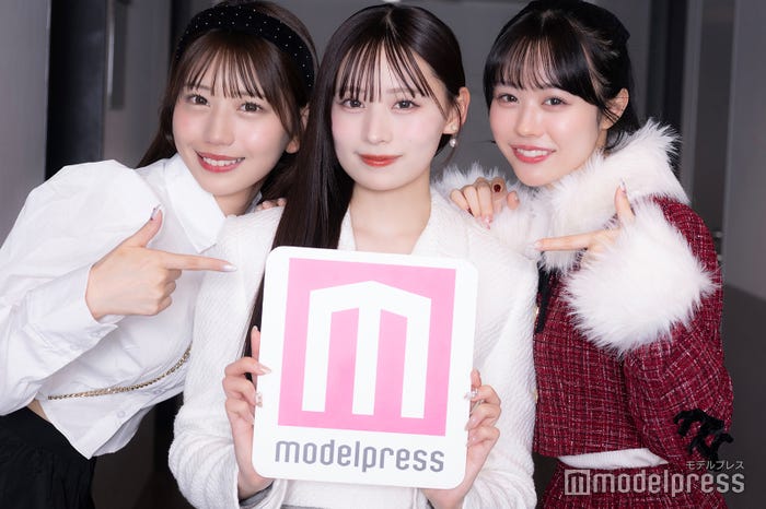 白石まゆみ/SWEET STEADY、立花琴未/CANDY TUNE、佐野愛花/CUTIE STREET(C)モデルプレス